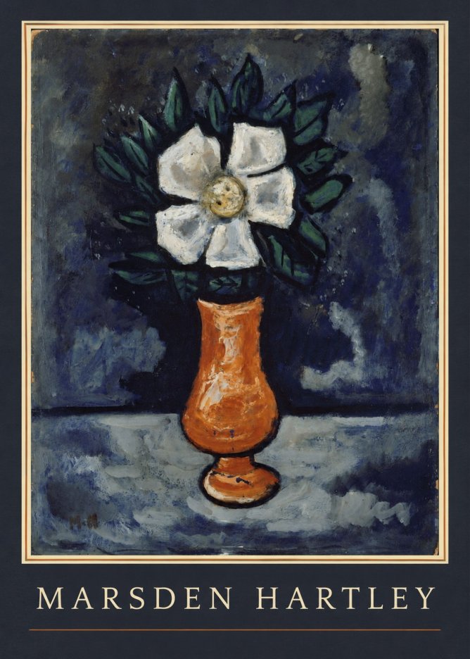 Marsden Hartley Flower in Vase No1 - Poster