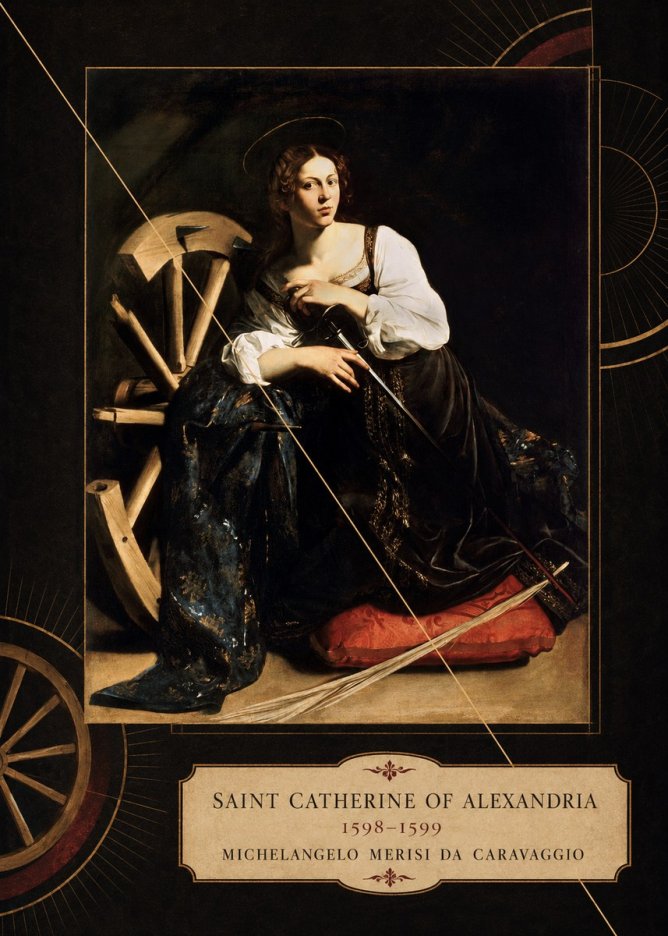 Michelangelo Merisi da Caravaggio Saint Catherine of Alexandria I No6 - Poster