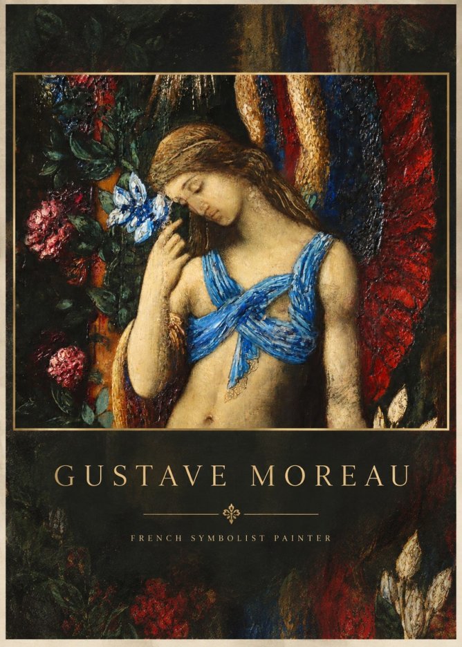 Gustave Moreau The Angel of Death No2 - Poster