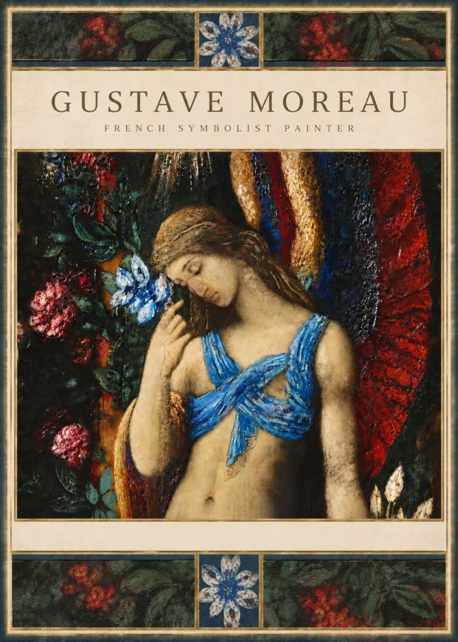 Gustave Moreau The Angel of Death No6 - Poster