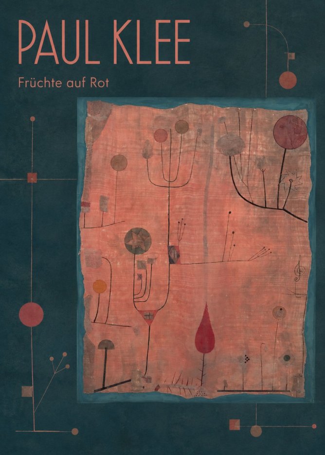 Paul Klee Früchte Auf Rot No2 - Poster