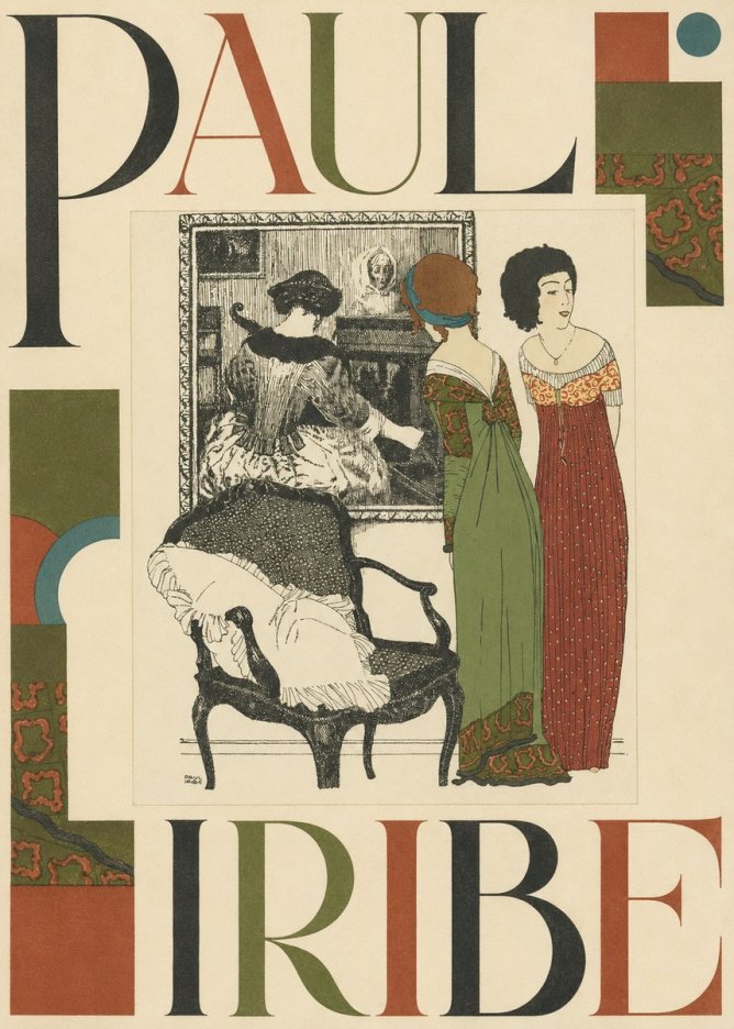 Paul Iribe Elegant Interior Scene No5 - Poster