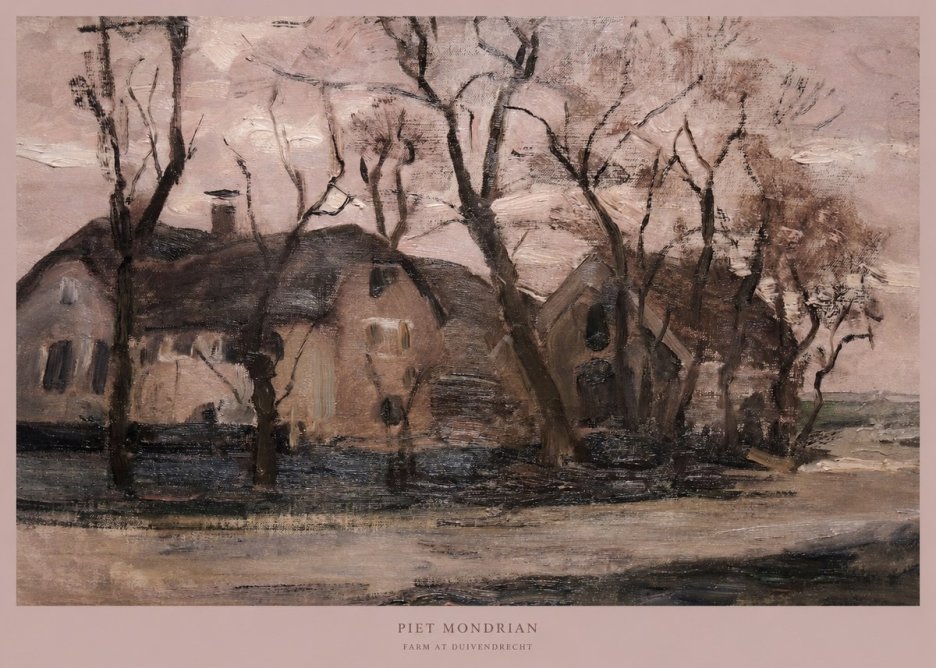 Piet Mondrian Farm at Duivendrecht No5 - Poster