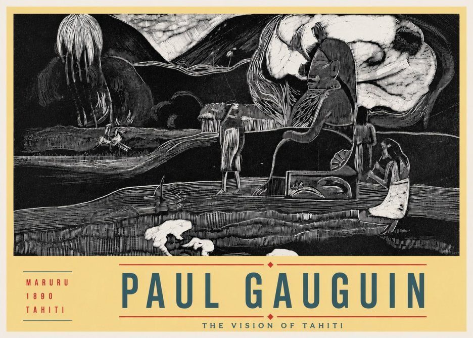 Paul Gauguin Maruru No4 - Poster