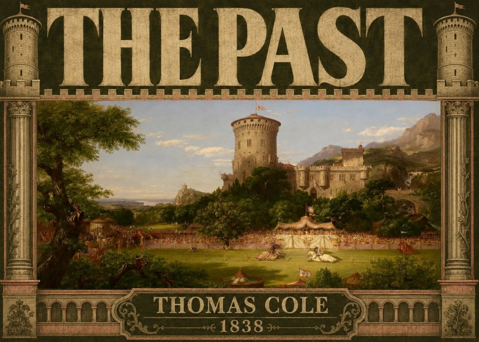 Thomas Cole The Past No5 - Poster