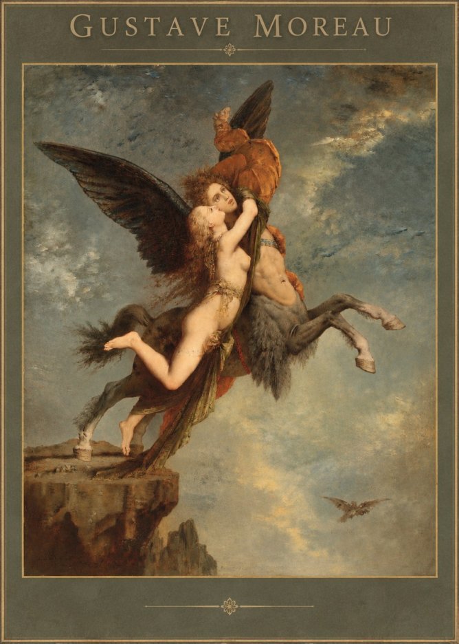 Gustave Moreau The Chimaera No2 - Poster