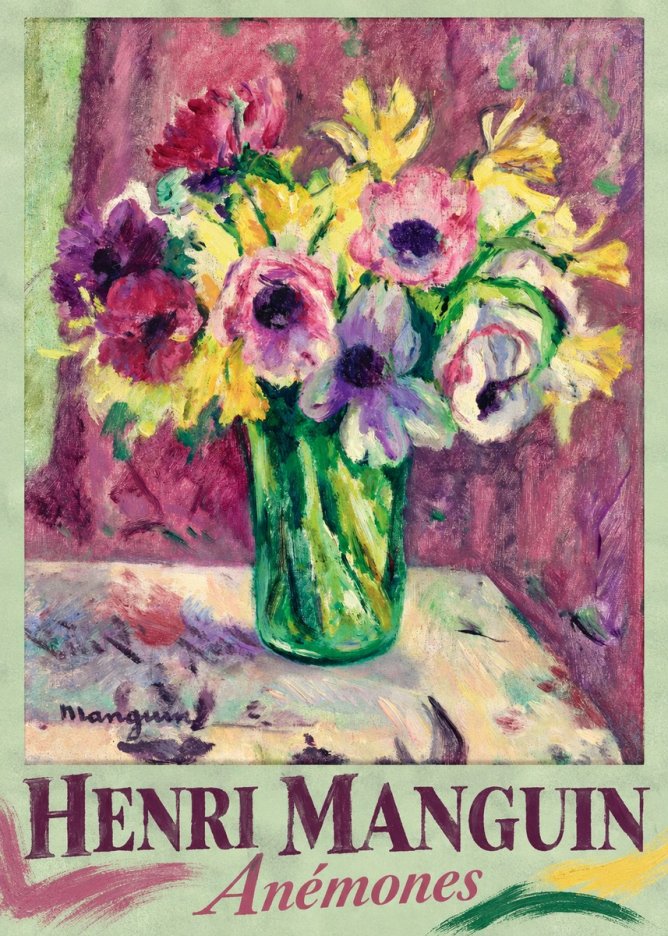 Henri Manguin Anémones No5 - Poster