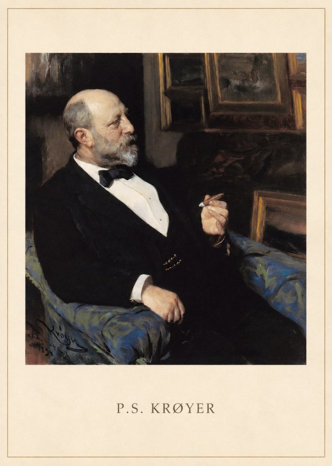 P.S. Krøyer Self-portrait I No4 - Poster