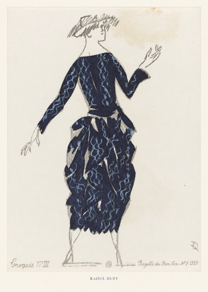 Raoul Dufy Croquis N°iii No5 - Poster
