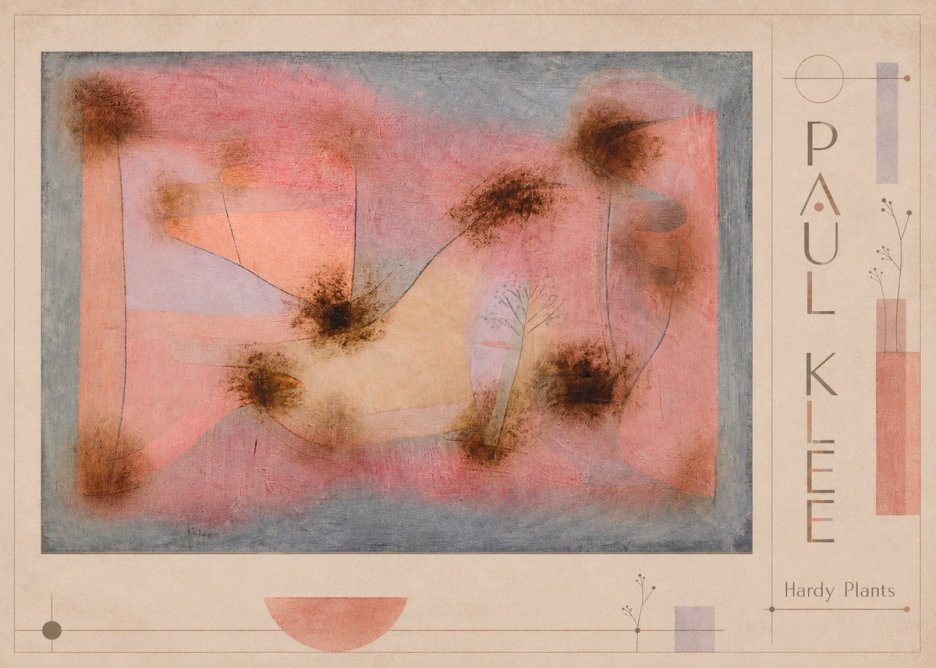 Paul Klee Hardy Plants I No2 - Poster