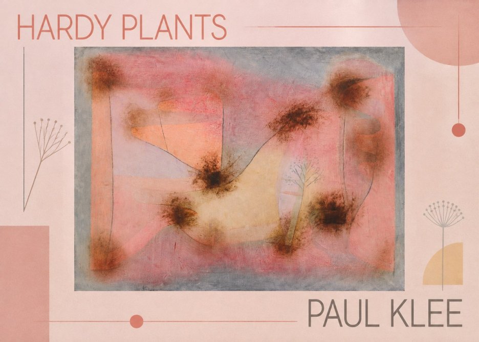 Paul Klee Hardy Plants I No6 - Poster