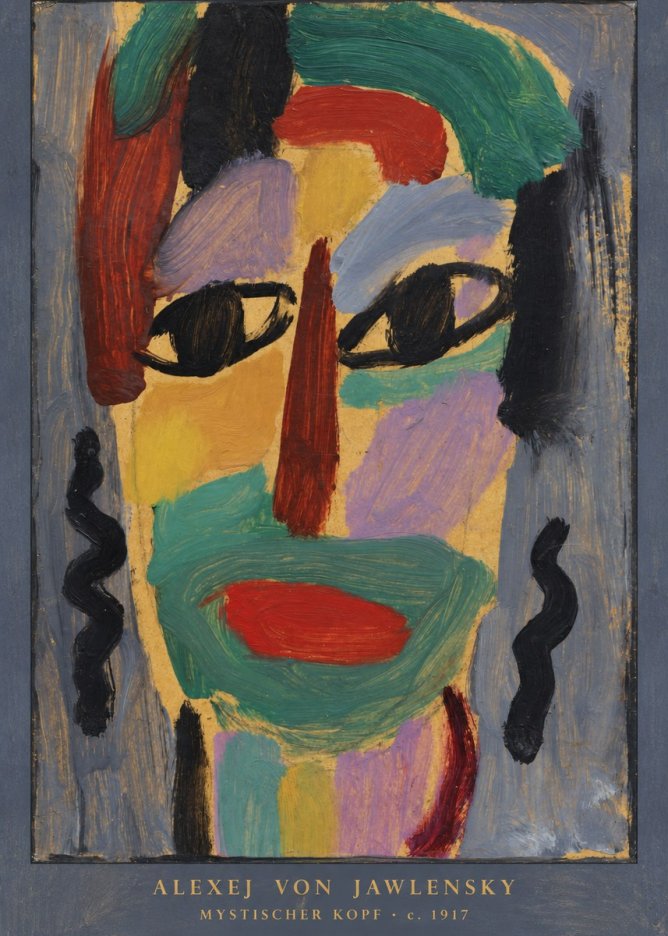 Alexej von Jawlensky Mystischer Kopf No6 - Poster