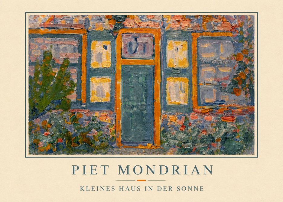 Piet Mondrian Kleines Haus in Der Sonne II No2 - Poster