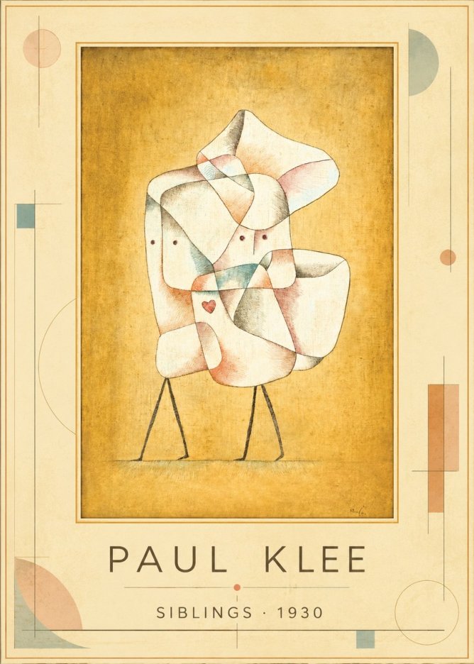 Paul Klee Siblings No1 - Poster