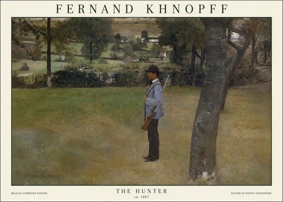 Fernand Khnopff The Hunter No1 - Poster