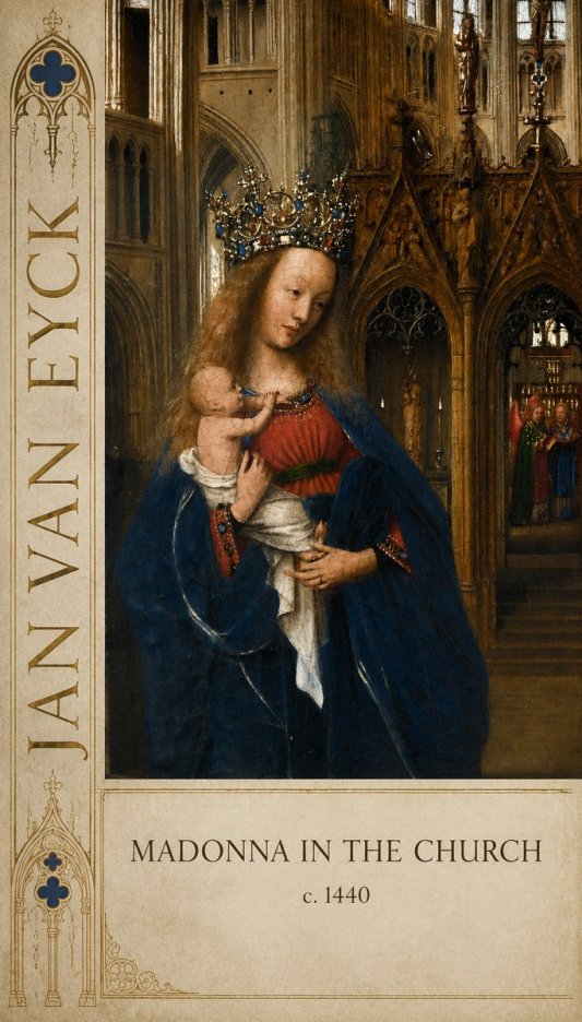 Jan van Eyck Madonna in the Church I No3 - Poster