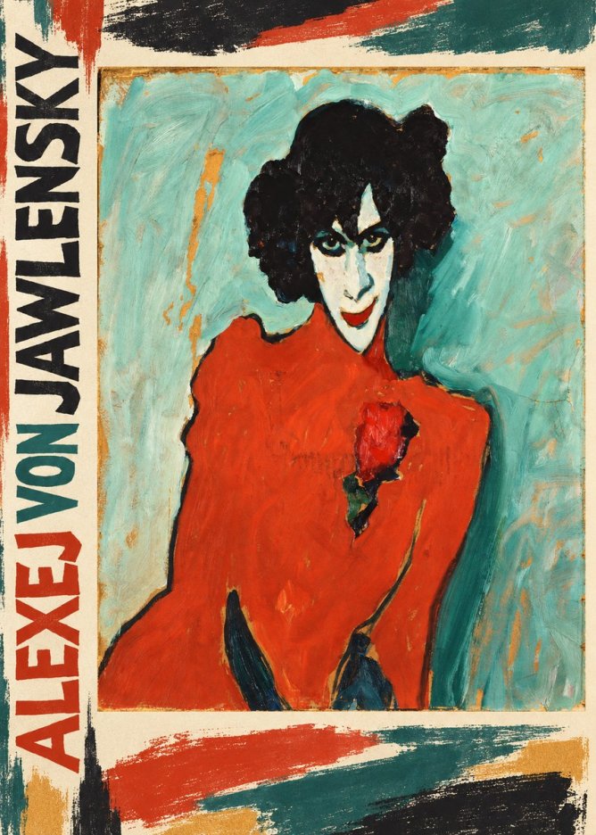 Alexej von Jawlensky Woman with Red Rose No2 - Poster