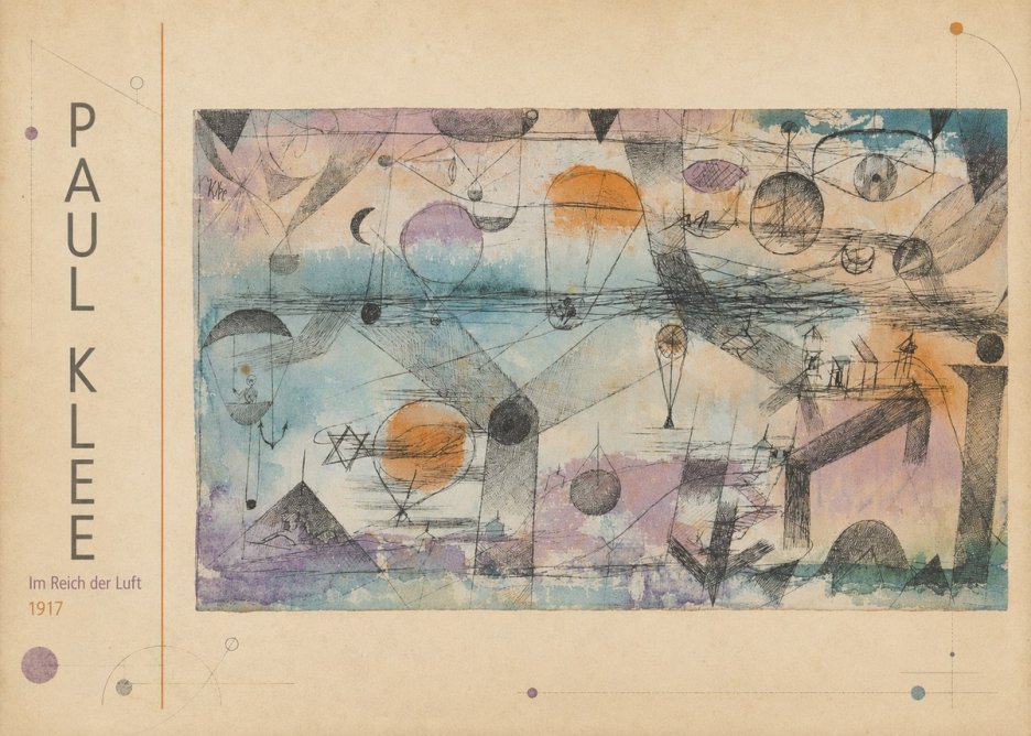 Paul Klee Im Reich Der Luft No2 - Poster
