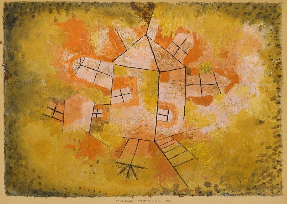 Paul Klee Revolving House No6 - Poster