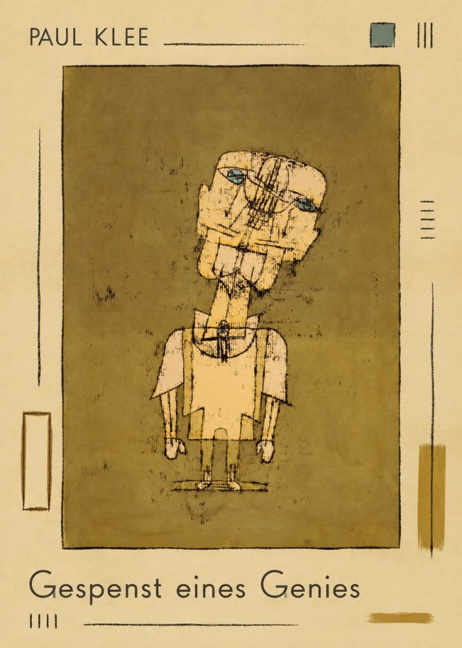 Paul Klee Gespenst Eines Genies No3 - Poster