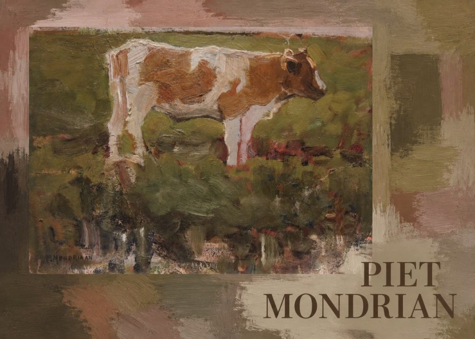 Piet Mondrian Cow No4 - Poster