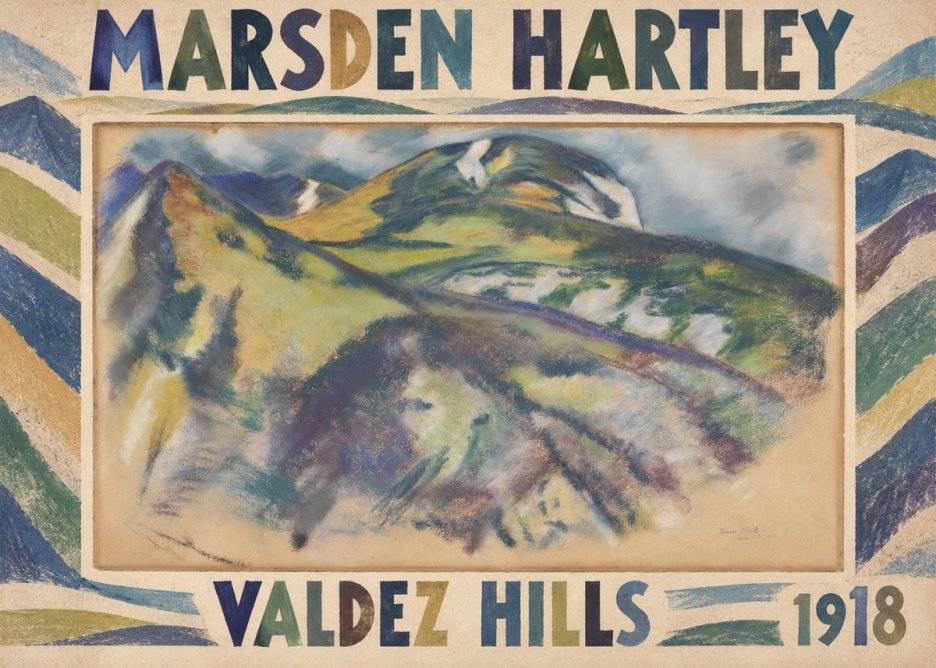 Marsden Hartley Valdez Hills No2 - Poster