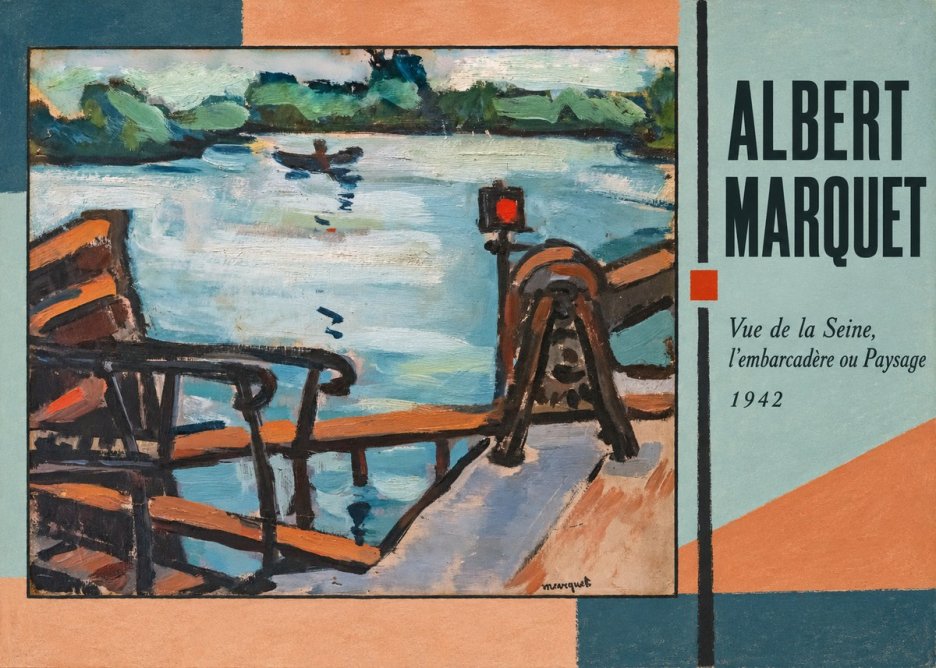 Albert Marquet Vue De La Seine, L'embarcadère Ou Paysage No2 - Poster
