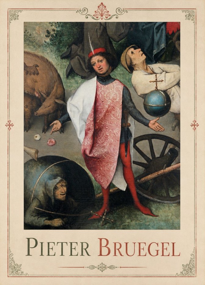 Pieter Bruegel Netherlandish Proverbs II No3 - Poster
