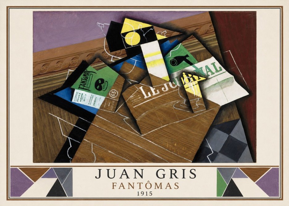 Juan Gris Fantômas II No1 - Poster