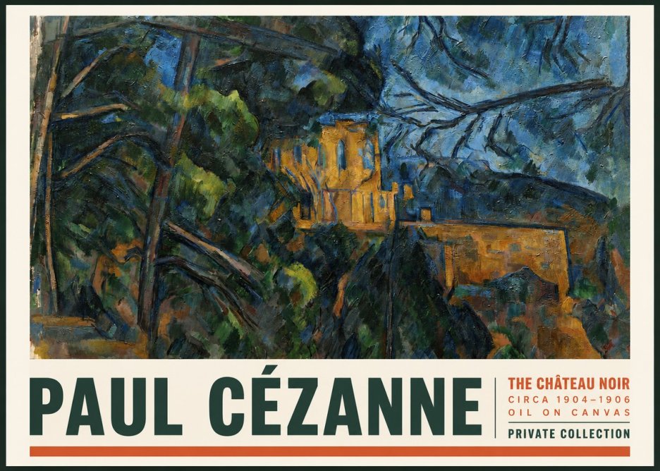 Paul Cézanne The Château Noir No2 - Poster