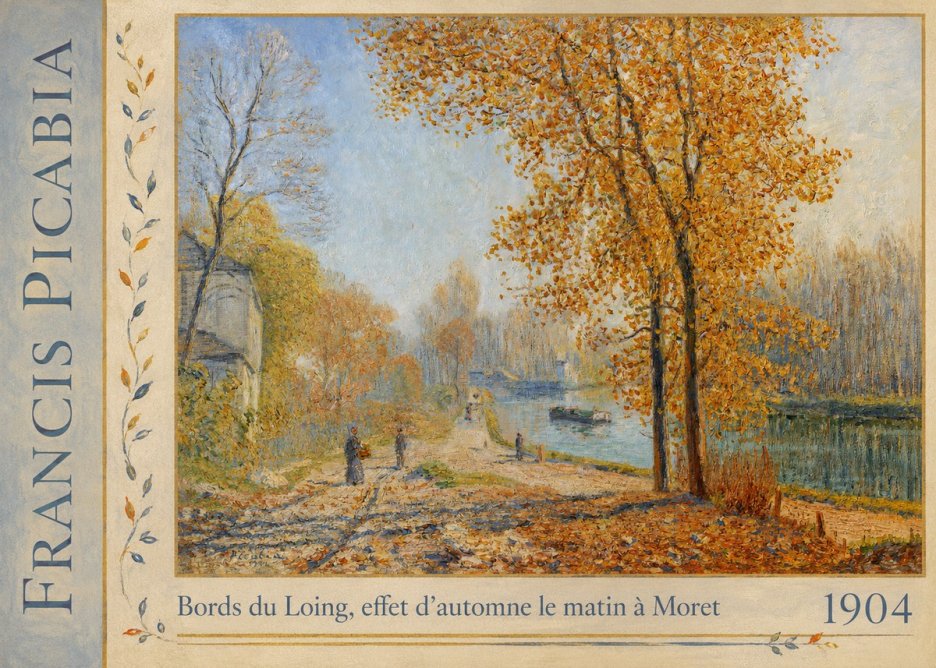 Francis Picabia Bords Du Loing, Effet D'automne Le Matin À Moret No2 - Poster