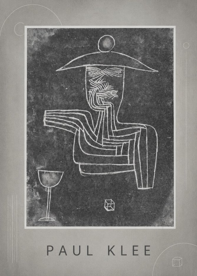 Paul Klee Figure of a Seer No4 - Poster