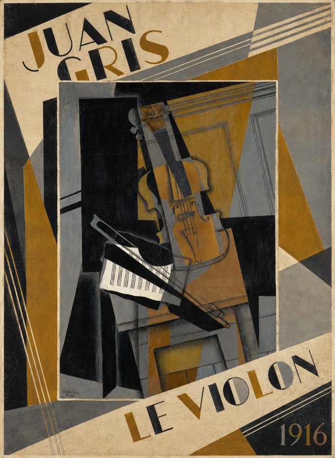 Juan Gris Le Violon No3 - Poster