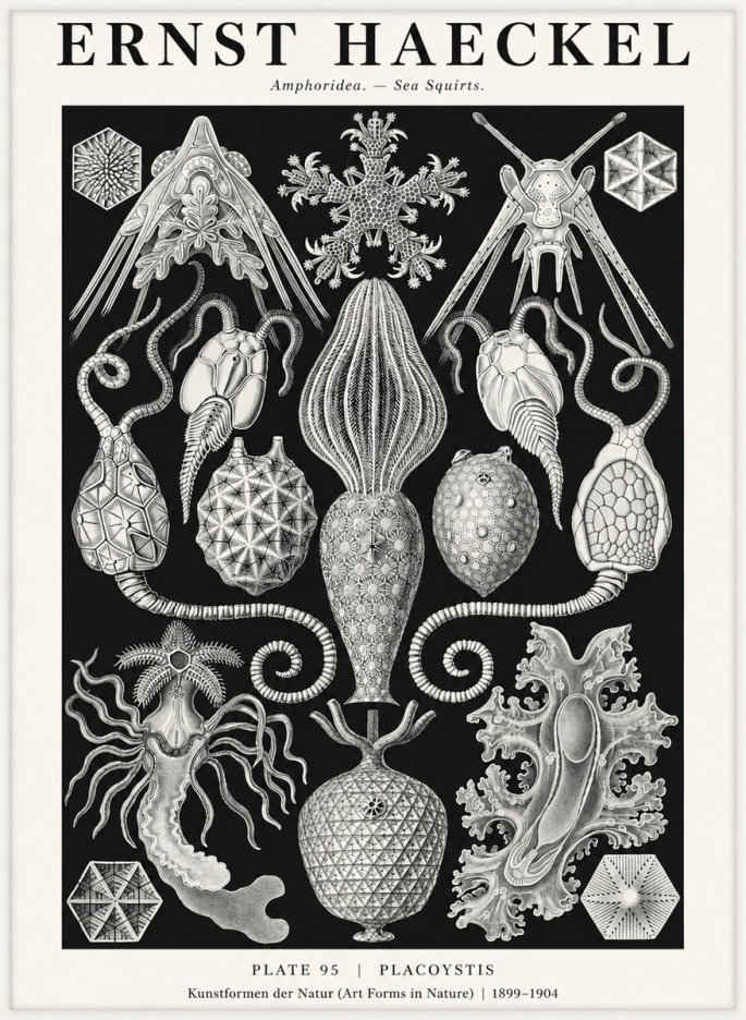 Ernst Haeckel Amphoridea No3 - Poster