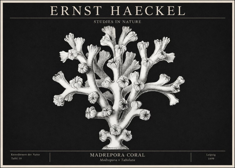 Ernst Haeckel Corallium Rubrum I No2 - Poster