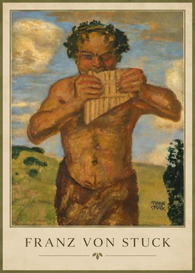 Franz von Stuck Faun No3 - Poster