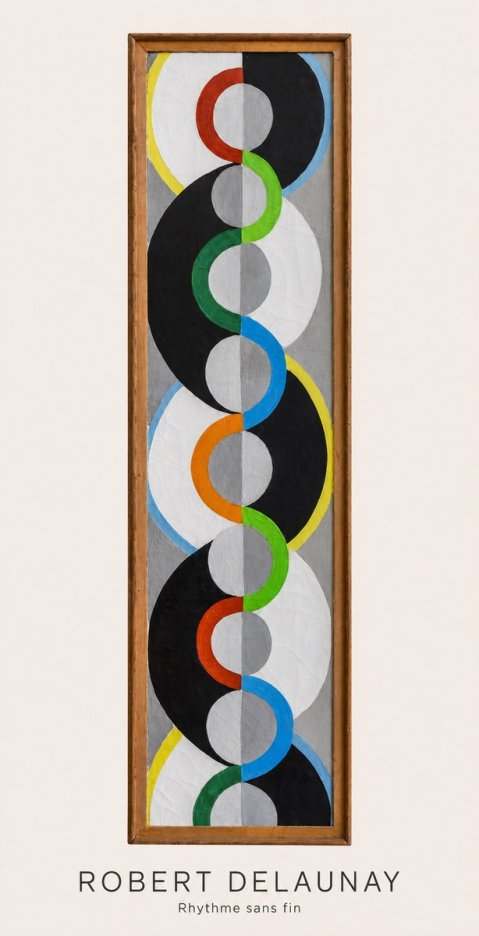 Robert Delaunay Rythme Sans Fin II No6 - Poster