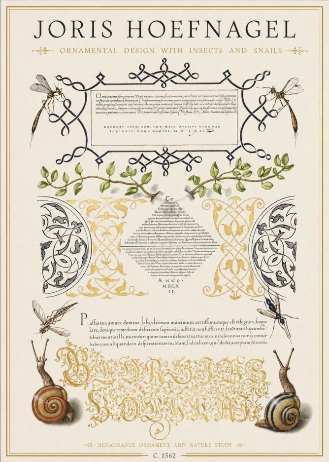 Joris Hoefnagel Memento Mori No2 - Poster