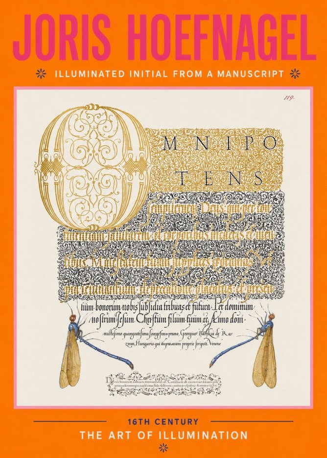 Joris Hoefnagel Omnipotens No5 - Poster
