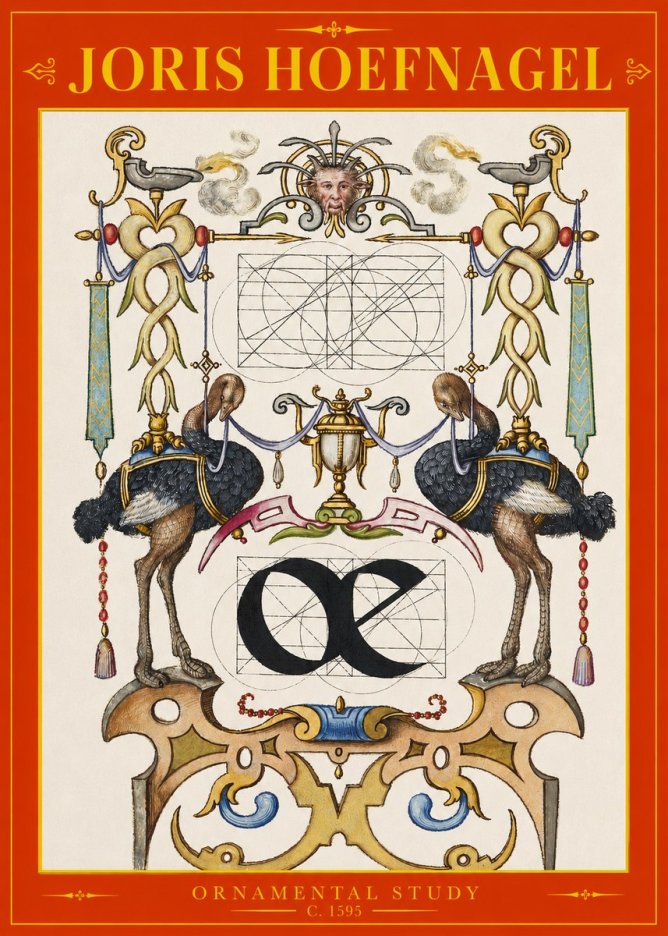 Joris Hoefnagel Ornamental Study I No2 - Poster