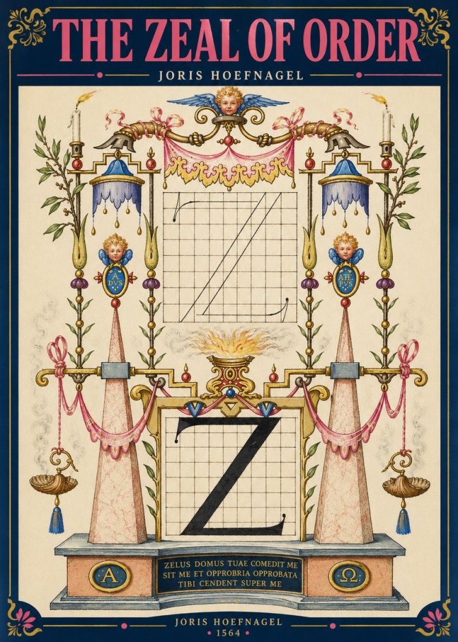 Joris Hoefnagel The Z Table No4 - Poster