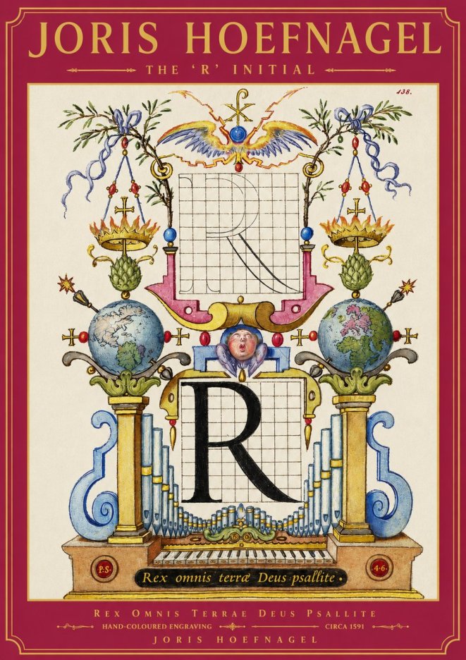 Joris Hoefnagel The 'R' Initial No2 - Poster