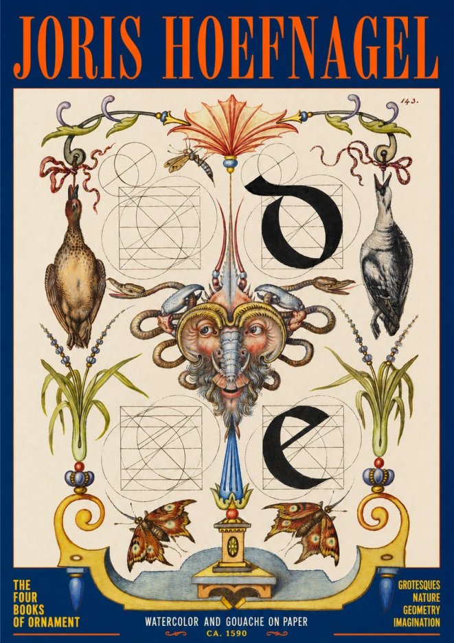 Joris Hoefnagel Ornamental Composition No2 - Poster