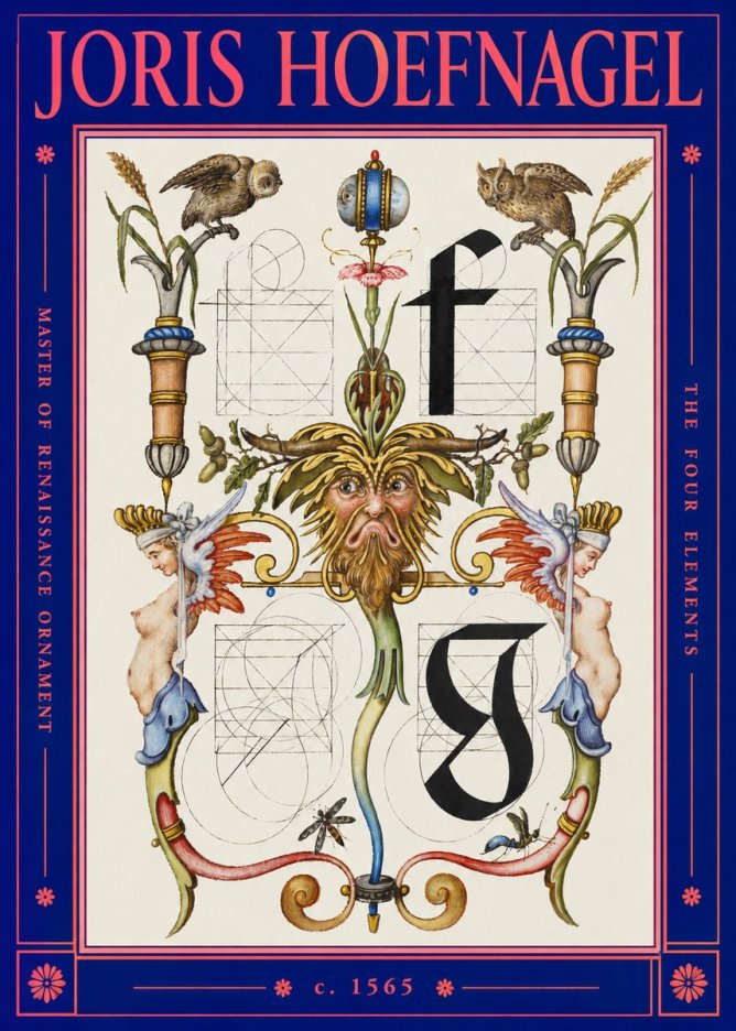 Joris Hoefnagel The Four Elements II No2 - Poster