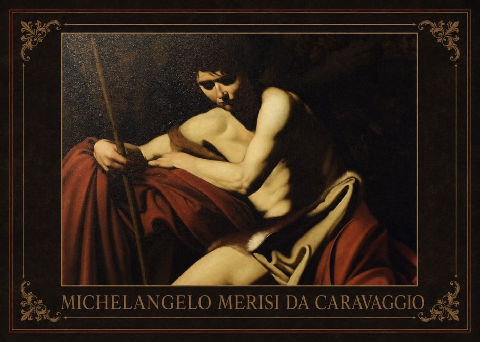 Michelangelo Merisi da Caravaggio Saint John the Baptist I No1 - Poster
