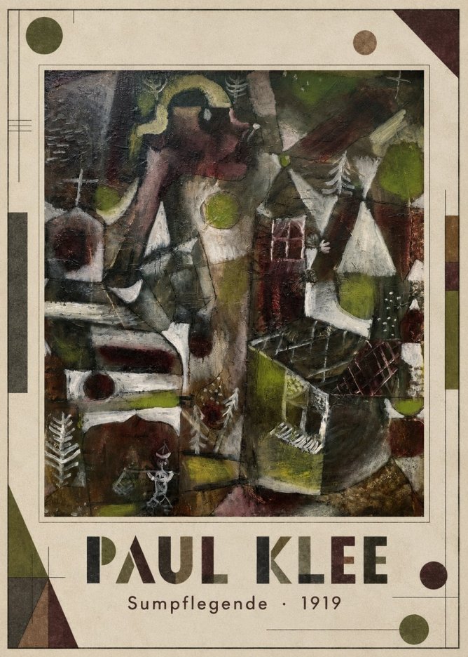 Paul Klee Sumpflegende I No1 - Poster