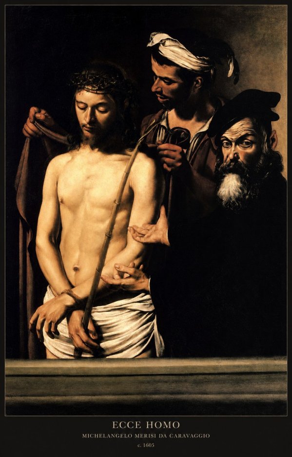Michelangelo Merisi da Caravaggio Ecce Homo No6 - Poster