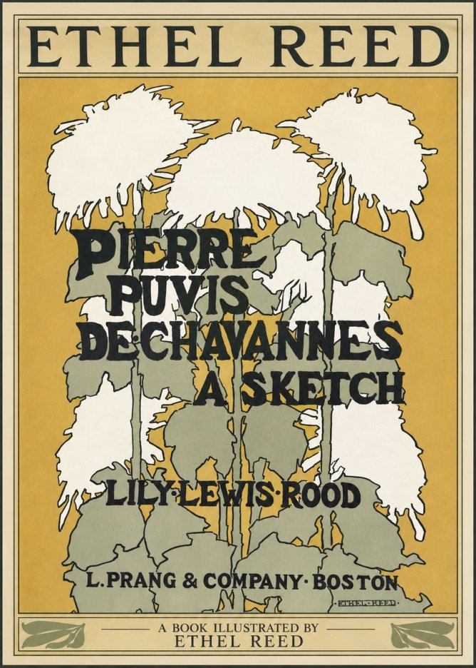 Ethel Reed Pierre Puvis De Chavannes a Sketch No1 - Poster