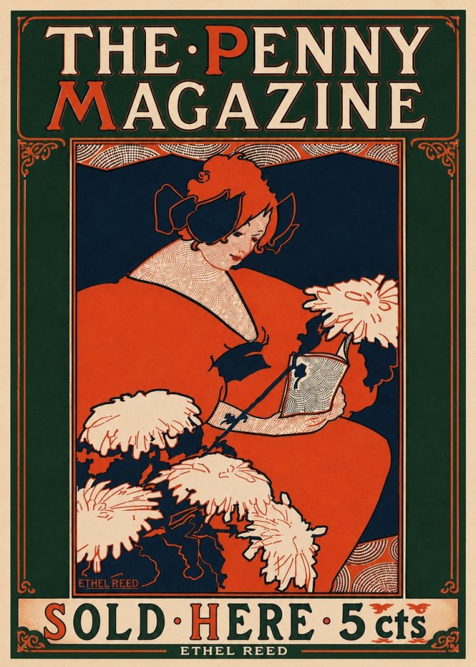 Ethel Reed The Penny Magazine No5 - Poster