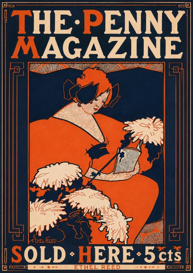 Ethel Reed The Penny Magazine No6 - Poster